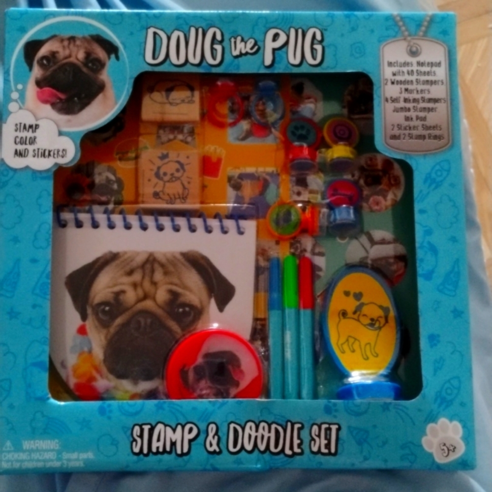 Doug The Pug Stamp & Doodle Set
